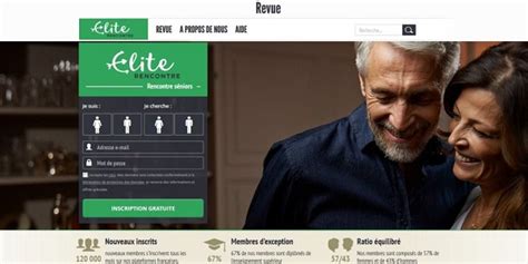 Elite Rencontre Senior Avis : notre opinion et celui。